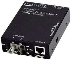 Rețele de tranziție E-TBT-FRL-05 10Base-T la 10Base-FL Ethernet Media Converter-1 x RJ-45, 1 X ST-10Base-T, 10Base-FL-Montabil
