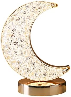 Lampa de masă Manmaohe cu 3 niveluri de luminozitate, lumină de noapte în formă de lună, lampă decorativă de masă, fabrică