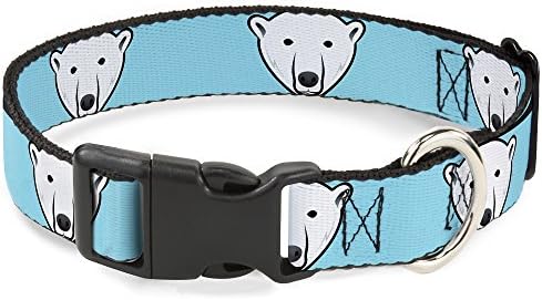 Cataramă-Jos 13-18 & 34; Ursul Polar Repeta Copil Albastru Clip Guler, Larg Mici