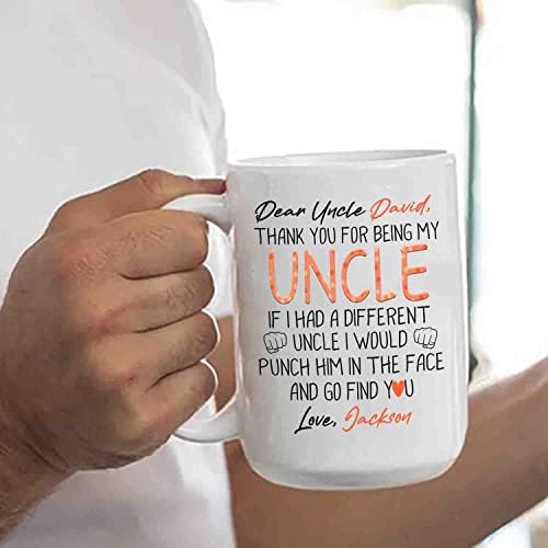 Cadouri personalizate pentru cana de cafea unchiule, dragă unchiule Îți mulțumesc că ești unchiul meu Dacă aș avea un unchi
