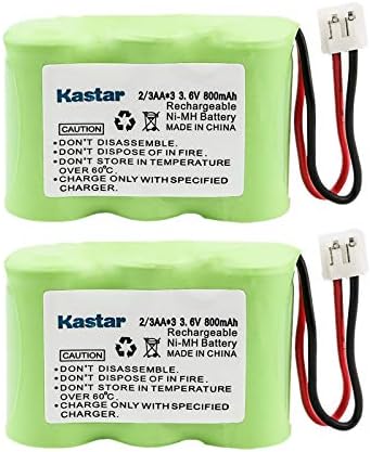 Kastar 2-Pack 2/3AA 3.6 V 800mAh EH Ni-MH baterie reîncărcabilă pentru AT & amp; T 2422 80-5074-00-00 Lucent 2422 Vtech Ia5870