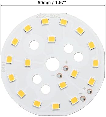 MECCANIXITY COB Led Light Chip șirag de mărgele 9w 120lm 4000-4500K 50mm 27-30VDC bec de economisire a energiei pentru reflector