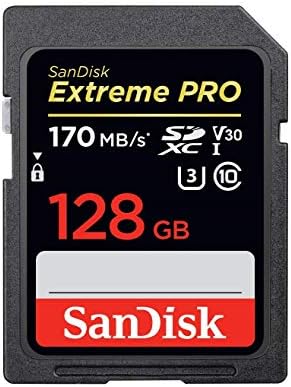 SanDisk 128GB SDXC Extreme Pro card de memorie funcționează cu Dell Inspiron 27 7000, Inspiron 24 5000, Inspiron 15 3000 pachet