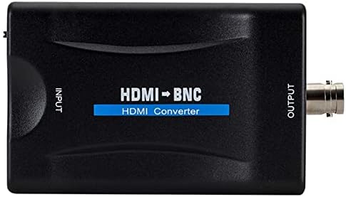 Adaptor de convertor HDMI până la BNC - Video digital HD în feminin BNC Coax Connector Box Composite W/ 3.5mm Audio Out for