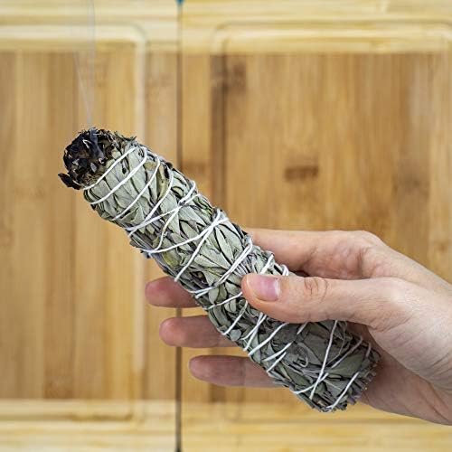 Nosy Nomad White Sage Smudge Stick | Set mic de bețișoare de tămâie mici de 25 - Set de cadouri Sage Smudge Stick, cadouri