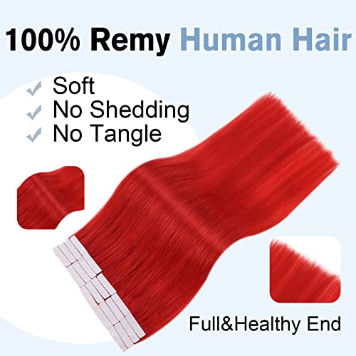 Economisiți mai mult Euro Easyouth două pachete atingeți în extensii de păr păr uman Real 1000 & amp; Red 18 + 20 inch