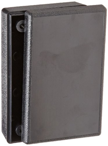 Carcasă din plastic Serpac 110i ABS, 3,6 lungime x 2-1 / 4 lățime x 1 Înălțime, Negru