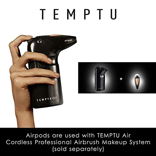 TEMPTU perfect Canvas Airbrush Foundation Airpod: machiaj Anti-îmbătrânire, de lungă durată, acoperire construibilă pentru