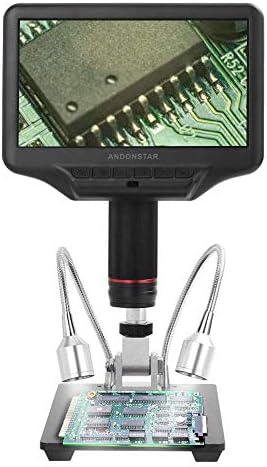 Vividia HM-407 HDMI/LCD/USB Digital Digital Focus Microscop cu Ecran LCD de 7 Rezoluție de 4MP 270X Mărgire cu ieșire LCD HDMI