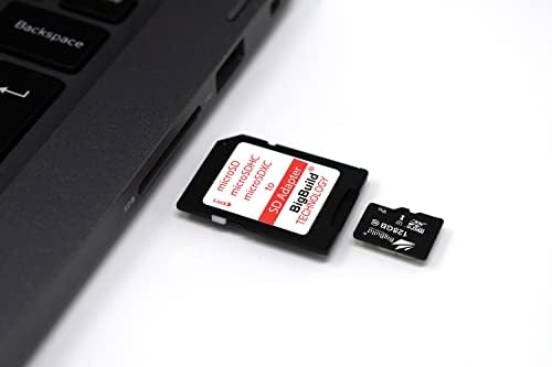 Bigbuild tehnologie 128gb Ultra rapid 100mb/s U3 microSDXC Card de memorie pentru Samsung Galaxy A30/A30s, A31/A32, A40/A41,
