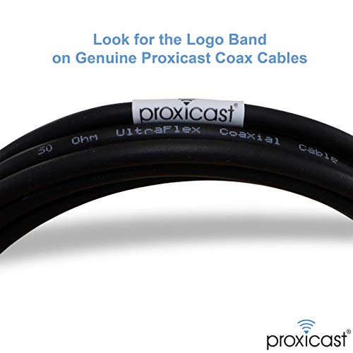 Proxicast 1 ft ultra flexibil PL259 Masculin - PL259 Masculin Pierdere scăzută 50 Ohm Ansamblu de cablu coax