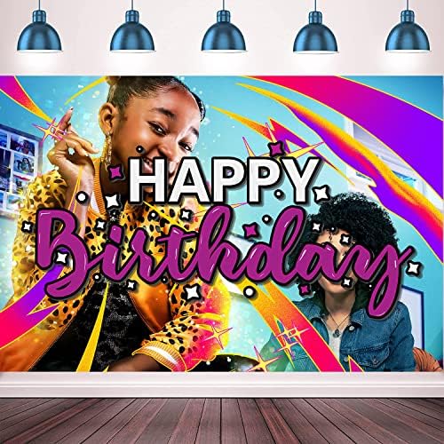 Acea fată Lay Lay Petrecere fundal, 5x3 Ft Rapper fata tematice Happy Birthday Banner pentru muzica Tema decoratiuni fani fotografie