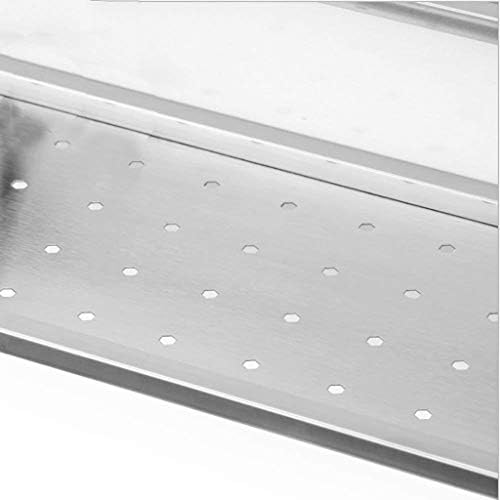 Xjjzs metal sub chiuvetă raft de raft pe 2 niveluri, dulapuri pentru baie de bucătărie depozitare, crom