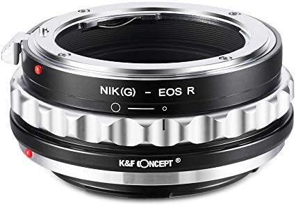 Adaptor de montare pentru lentile K&F Concept pentru Nikon (G Lens to Canon EOS R Camera Camera