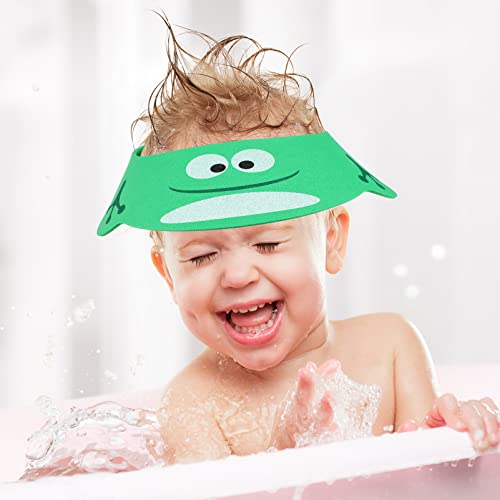 Nuobesty șampon pentru copii pălării pentru fete nou-născute șapcă de duș pentru Bebeluși, vizor reglabil pentru copii pălărie