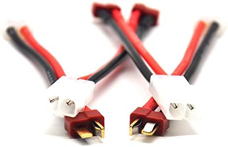 Padarsey 4pcs Decani stil T-Plug masculin la Tamiya feminin conector adaptor cu 14 sârmă ecartament