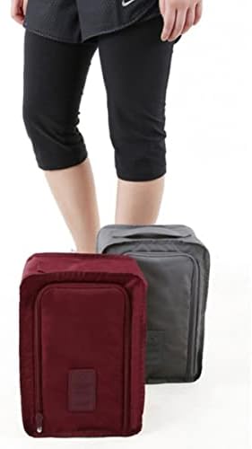 Cabilock pentru pantofi pentru călători de călătorie cutie de adidași 1pcbag Capacitate pliabilă vin cu pungă roșie pungă mare