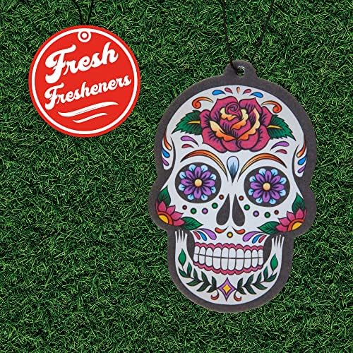 Skull Car Air Freshener 3 Pack Parfumat Cu Uleiuri Esențiale De Fresh Odorizante
