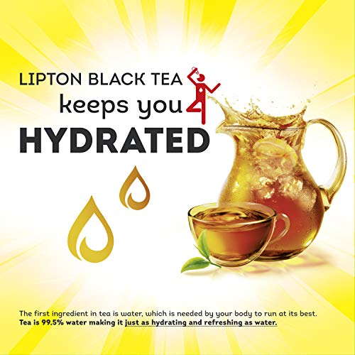 Pungi de ceai Lipton pentru un gust natural neted ceai negru ceai cu gheață sau fierbinte care poate ajuta la susținerea unei