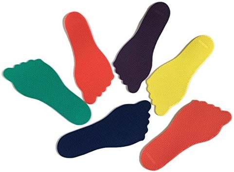 Markeri de picioare de joacă, culori asortate,