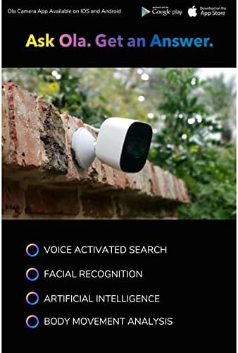 IGIA NY Smart Smart Security Camera cu inteligență artificială, căutare activată vocală, recunoaștere facială, analiză a mișcării