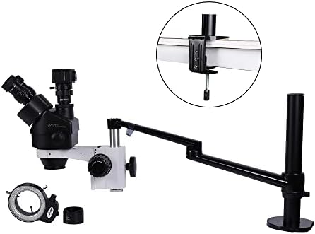 Dloett suport reglabil pentru microscop suport metalic 25mm stâlp binocular Trinocular microscopio suport pentru clemă de masă