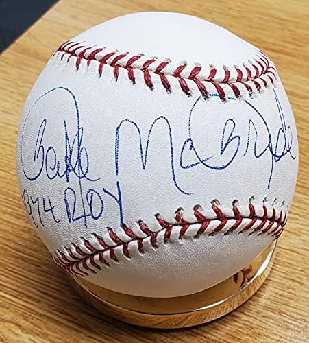Autografat Bake McBride 1974 Roy Major Major League Baseball - baseball -uri autografate