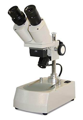 Microscop stereo binocular Walter XKC-2x-2led, bază transmisă / incidentă, LED cu fir, Metal