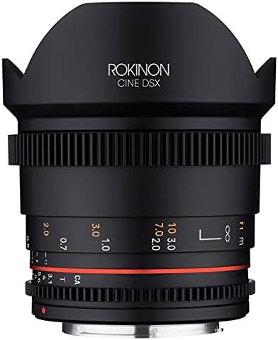 Rokinon 14mm T3.1, 24mm, 35mm, 50mm, 85mm T1.5 și 135mm T2.2 CINE DSX cu 6 lentile pentru Canon EF, pachet cu kit de curățare,
