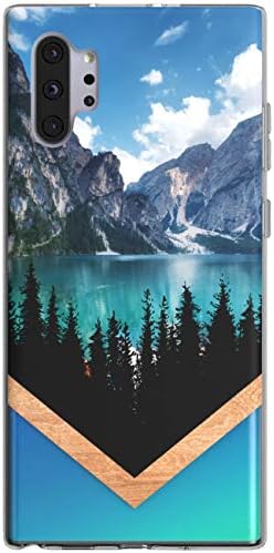 Toik Slim TPU TPU Carcasă pentru Samsung Galaxy Note 10 5G Plus S10 S9 S8 S7 Mountain Flexible Forest Design Silicon Geometric