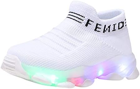 Sport Boys Copii Copii Copil Casual pantofi luminoși fete Mesh LED LEDIE RUN PLOSE pentru bebeluși Pantofi pentru băieți pentru