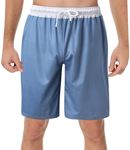 Pantaloni scurți pentru bărbați beuu vara pantaloni scurți de pijama respirabil la un antrenament casual casual rularea hainelor