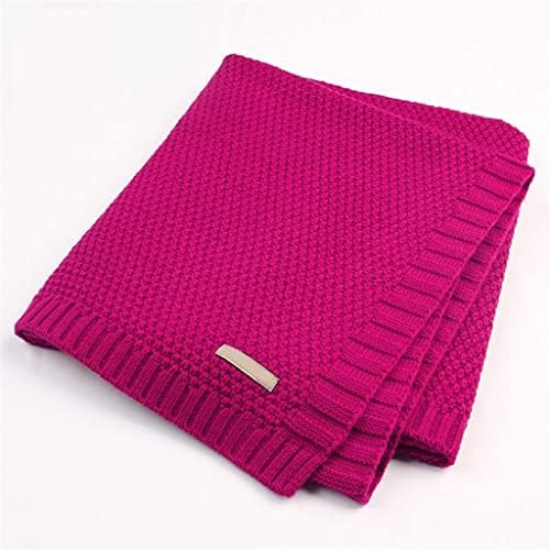 Uxzdx înfășa muselină înfășa colorat moale lenjerie de pat copil pătură nou-născuți Wrap tricotate bumbac Organic copii pat