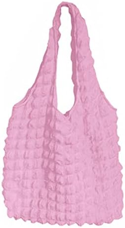 Drăguț plisată Doamnelor umăr sac de primăvară și vară nou plisată nor sac Ocean Puffs floare zână umăr sac de sex feminin