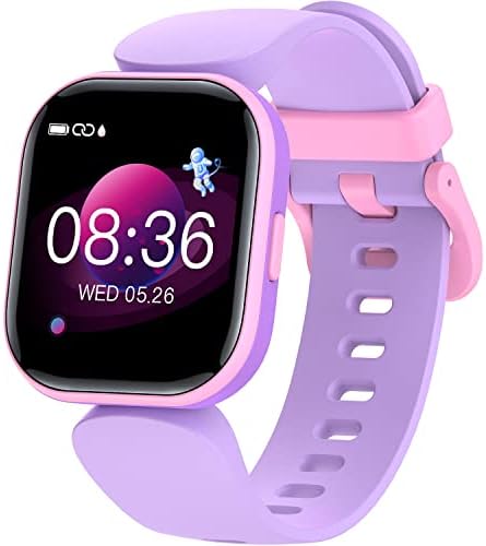 Hoomoon Kids Fitness Activity Tracker Watch, 1,4 DIY Watch Face Ip68 Waterproof Kids Kids Smart Watch cu 19 moduri sport, pedometre,
