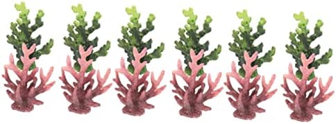 Abaodam 12 buc simulat Mini Coral pește acvariu Accesorii Artificiales para Tabletop accesorii acvariu decoratiuni acvariu