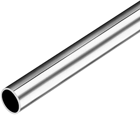 Aopin 1pcs 304 tub capilar din oțel inoxidabil Tub de 10 mm OD 1mm grosime perete Lungime de 250 mm, tubul sudabil conductă