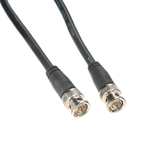 AMPHENOL CO-059PRBNCX2-100 BLACK BNC Cablu coaxial, bărbat la bărbat, 75 ohm, RG59B/U Solid, 100 '