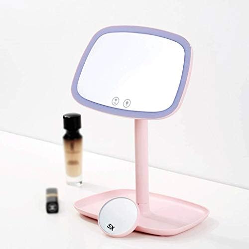 Oglindă de machiaj SJYDQ ZCHAN-oglindă de birou-oglindă de bază cu o singură față-Oglindă cosmetică portabilă în picioare