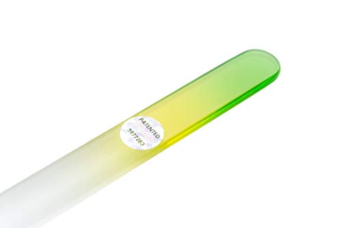 File de unghii de sticlă Remos 14 cm verde-galben