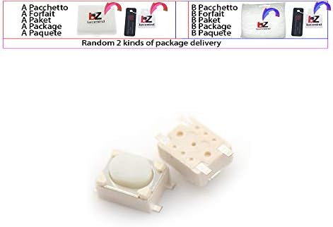 50pcs/lot micro buton tact comutator SMD 4pin 3x4x2.5mm tact alb tact tact apăsare micro comutator momentan momentan