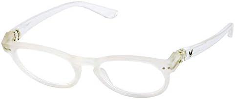 Cititori de Bunny Eyez Harriet citind ochelari cu un cadru înclinat și flipabil, design chic și modern