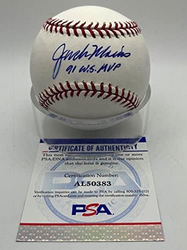Jack Morris 91 WS MVP Twins a semnat Autograf oficial MLB Baseball PSA ADN - baseballs autografat