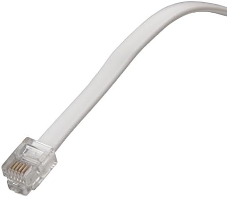 AMERTAC - ZENITH TL1012W TL1012W 12 ft 6 cablu de linie de sârmă, accesoriu telefonic alb