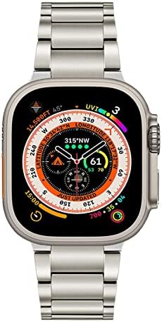 TRUMIRR TITANIU TAND PENTRU Apple Watch Ultra 49mm, curea de înlocuire a bandelor de vizionare metalică din Titanium pentru