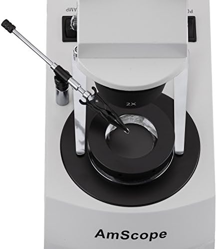 Microscop Stereo Binocular AmScope SE306-PZ-DK, oculare WF10x și WF20x, mărire 20X / 40X / 80X, obiective 2X și 4X, iluminare