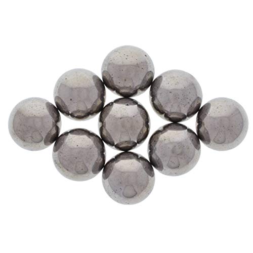 Fantasia materiale: 50 buc argint magnetice Hematite runde-1 inch dimensiune-Vrac ferită magneți pentru meserii, știință, Hobby-uri,