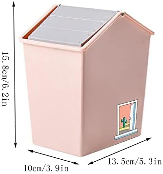Coș de gunoi Nordic coș de gunoi cutie de depozitare coș de gunoi Flip coș de gunoi mic 4L coș de gunoi dormitor de uz casnic