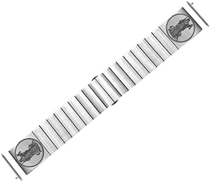 Nickston Lady Justice Gravat Band pentru 22mm 24mm 25mm lățime Luguri tradiționale ceasuri de lux casual și ceasuri inteligente