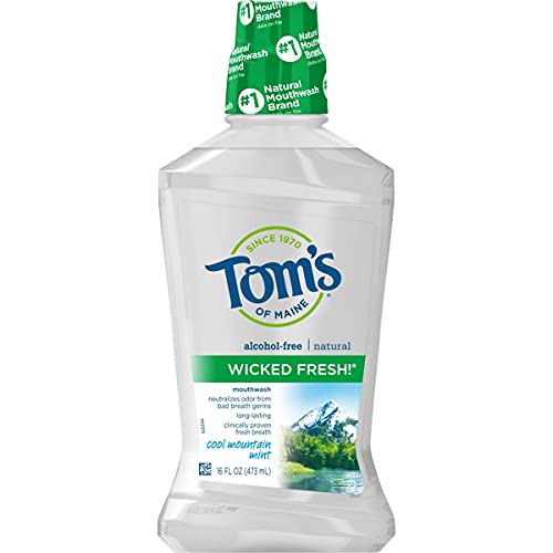 Tom ' s of Maine apă de gură proaspătă de lungă durată-Cool Mountain Mint-16, oz